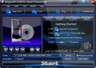 Bigasoft DVD to Zune Converter screenshot